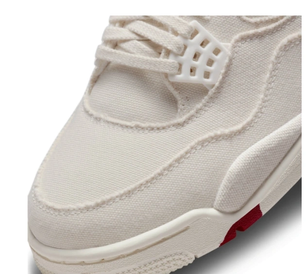 4 Blank Retro Canvas Air Jordan DQ4909-100 0725